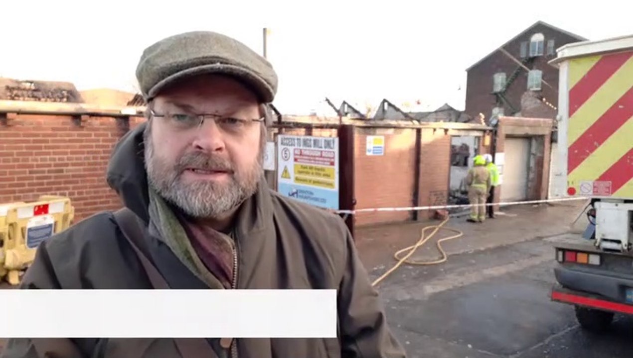 Ossett Industrial Fire aftermath