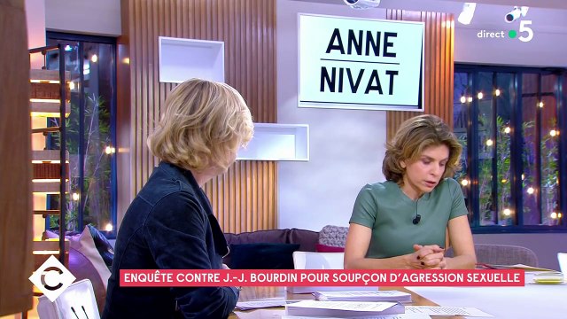 Anne Nivat évoque les accusations de tentative d'agression sexuelle qui pèsent sur son mari Jean-Jacques Bourdin - Émission C à vous , France 5