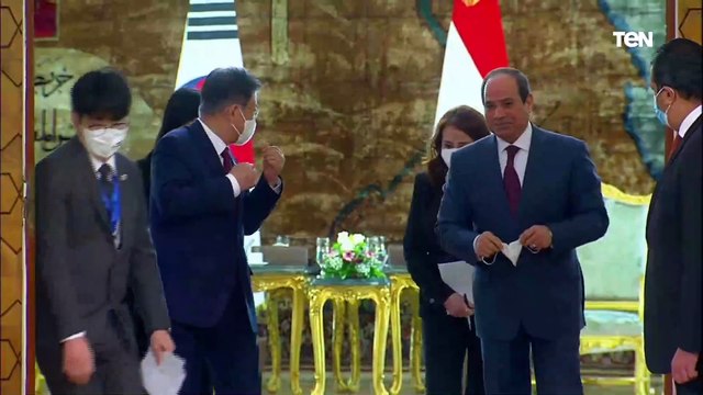 الرئيس السيسي ونظيره الكوري الجنوبي يشهدان توقيع اتفاقيات ومذكرات تعاون بين البلدين