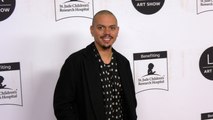 Evan Ross attends the 2022 LA Art Show opening night premiere red carpet in Los Angeles