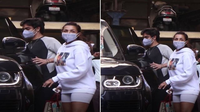Malaika Arora को Arjun Kapoor से break up के बाद बेटे Arhaan ने ऐसे संभाला; Watch video | FilmiBeat