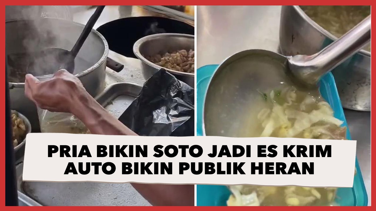 Viral Pria Bikin Soto Jadi Es Krim Auto Bikin Publik Heran, Sekte Mana Lagi Ini?