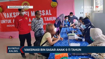 Target Vaksinasi Anak 6-11 tahun, BIN Launching Kerjasama dengan Pemkot Banjarmasin