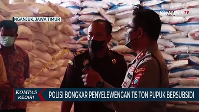 Polres Nganjuk Bongkar Penyelewengan 115 Ton Pupuk Bersubsidi