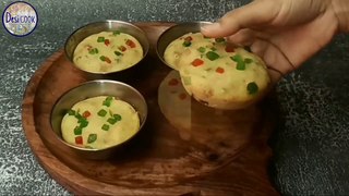 Eggless  Cupcake Recipe In Steel Katori | Cake In Steel Katori | No Cake Mould,No Oven,No Egg