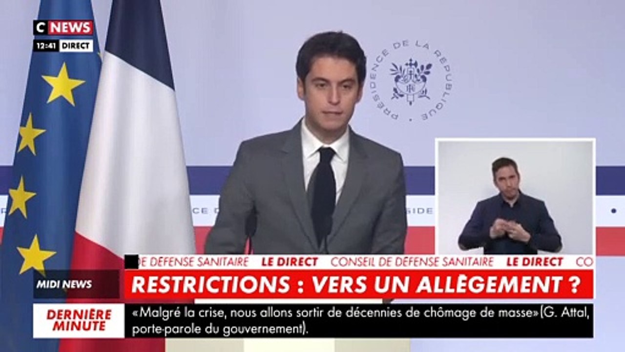 Coronavirus: Jean Castex et Olivier Véran s'exprimeront ce soir à 19h pour évoquer la levée progressive des restrictions: "Un calendrier précis sera présenté", annonce Gabriel Attal