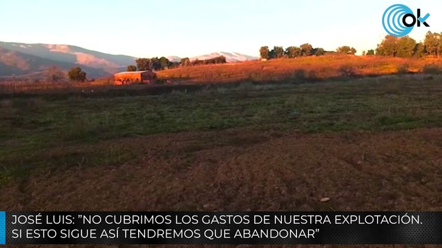 José Luis, agricultor: “Lo único que le pedimos a este gobierno tan desastroso es poder sobrevivir”