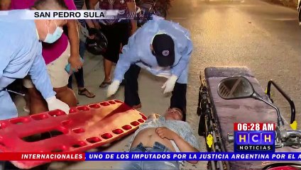 ¡Motociclista “a pichinga” herido, tras colisionar con otra moto en SPS!