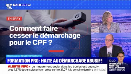 Comment faire cesser les démarchages pour le CPF? BFMTV répond à vos questions