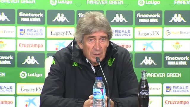 Pellegrini lamenta la sanción al Betis: En el fútbol nunca hay que dar ventaja