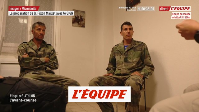 La préparation de Quentin Fillon Maillet avec le GIGN - Biathlon - CM (H)