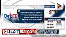 DepEd, iginiit na kailangang fully-vaccinated na ang mga guro at school personnel para sa expansion ng face-to-face classes