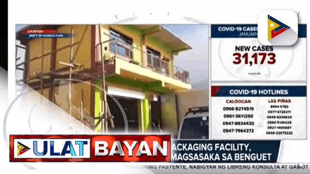 Government at Work: DAR, namahagi ng generators at relief goods sa mga biktima ng bagyong Odette sa Negros Occidental ₱1.5-M halaga ng packaging facility, handong ng DA sa mga magsasaka sa Benguet
