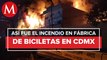 Entre llamas y nubes de humo: así se vivió el incendio en fábrica de Azcapotzalco