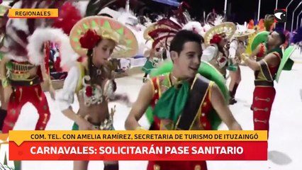 Carnavales: solicitarán pase sanitario