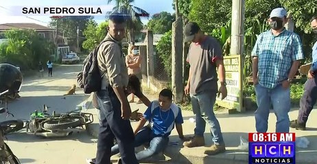 ¡Una persona inconsciente y dos heridos más, deja accidente en la 20 calle de SPS!