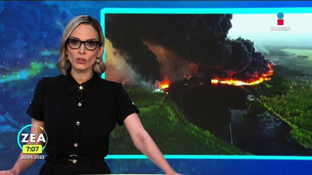 Incendio en ducto de Pemex en Huimanguillo, Tabasco