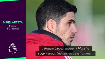 Video herunterladen: Arteta zu Vorwürfen: “Haben alles richtig gemacht”