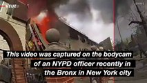 NYPD Bodycam Footage Captures Rescue After Gas Explosion Collapses Home