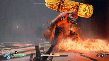 Conquering His Flame Attacks in God of War (PC) 🔥