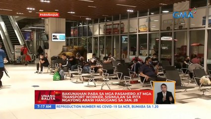 Bakunahan para sa mga pasahero at mga transport worker, sisimulan sa PITX ngayong araw | UB