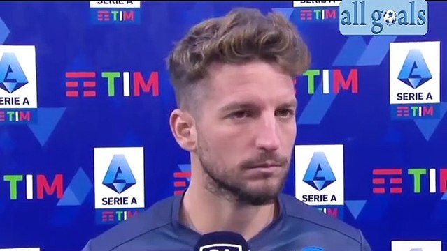 Napoli-Salernitana 4-1 23/1/22 intervista post-partita Dries Mertens