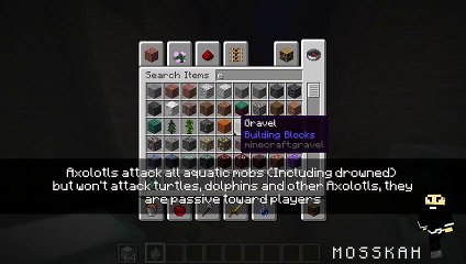 Interesting facts about the Axolotl in Minecraft