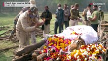 Nationale Berühmtheit: Tigerin Collarwali feierlich zu Grabe getragen