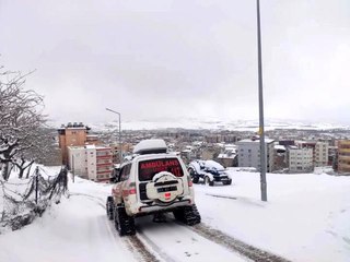 87 yaşındaki hasta kadın UMKE ekiplerince kurtarıldı