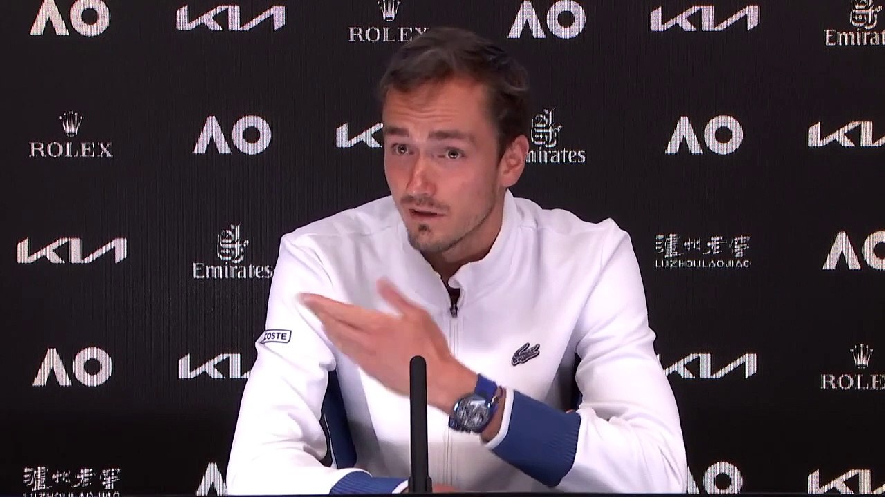 Open d'Australie 2022 - Daniil Medvedev : "If I manage to pass Novak Djokovic, I must receive a lot of credit, it doesn't matter if Novak hasn't lost while playing"