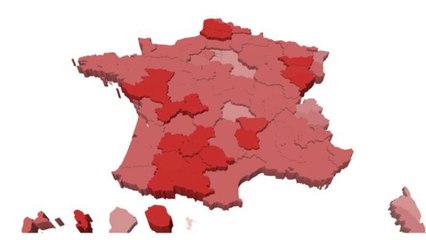 Covid-19 : les départements où la circulation virale ralentit, notre carte de France
