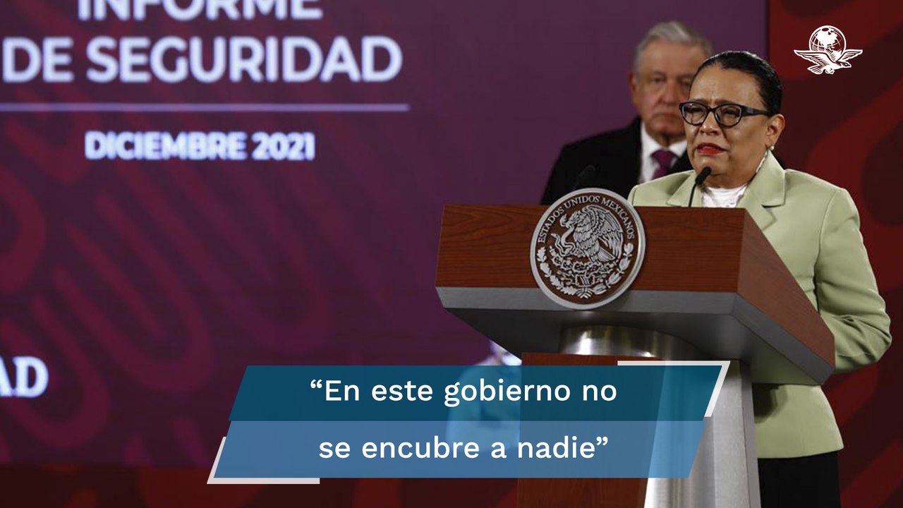 En el gobierno de AMLO no se encubre a nadie: Rosa Icela Rodríguez
