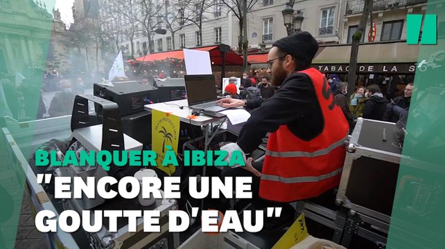 Nouvelle manifestation d'enseignants, en mode Blanquer à Ibiza