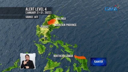 4 na probinsiya, isasailalim sa Alert Level 4 simula Jan. 21 | Saksi