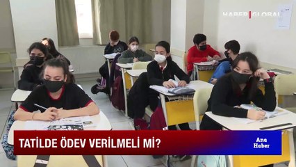 Öğrencilere tatilde ödev verilmeli mi?