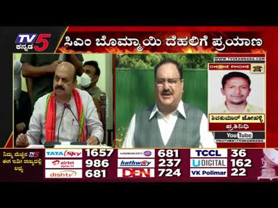 ಹೈಕಮಾಂಡ್​ ನಾಯಕರ ಭೇಟಿ..! | Basavaraj Bommai | Karnataka Politics | Tv5 Kannada