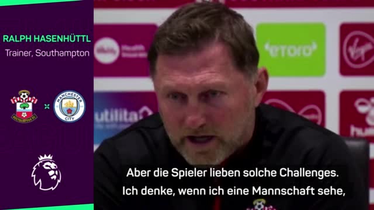 Hasenhüttl schwärmt von Pep: "Ein Vorbild"