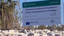 Junta inicia la defensa del Guadalhorce en Málaga contra inundaciones y pide implicación a Sánchez