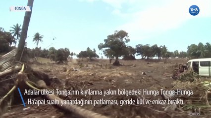 Yanardağ Patlaması Sonrası Tonga Kül ve Enkaz Altında