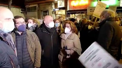 Concentración a favor del soterramiento en Valladolid