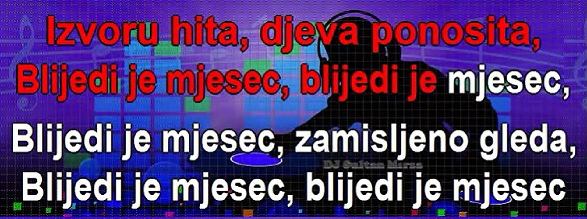 Mila majko, šalji me na vodu - Sevdalinka (uživo karaoke)