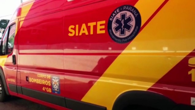 Homem fica ferido ao cair de moto na Rua da Amizade em Cascavel