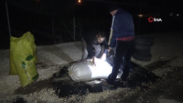 Mersin'de bahçelerde lastikler, seralarda sobalar yakıldı, zirai don nöbeti başladı