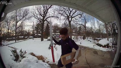 Delivery person Lives Their best life