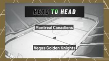 Montreal Canadiens At Vegas Golden Knights: Puck Line