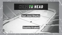 San Jose Sharks At Seattle Kraken: Moneyline