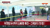 어젯밤 9시까지 5,980명 확진…그제보다 731명↑