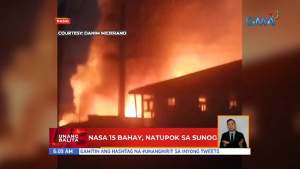 Nasa 15 na bahay, natupok; 1 residente, sugatan sa sunog sa Pasig City | UB