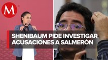 Denuncias contra Pedro Salmerón deben presentarse ante las autoridades: Sheinbaum