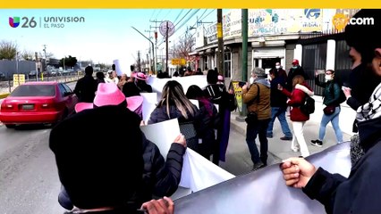 Protestan y exigen justicia para Julissa y Nohemi, torturadas en Juárez.